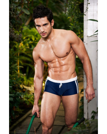 Kąpielówki Sacco Navy Granatowo-białe