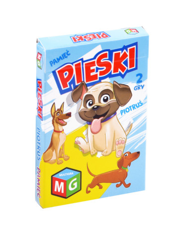 Karty do gry Piotruś Pamięć PIESKI GR0389