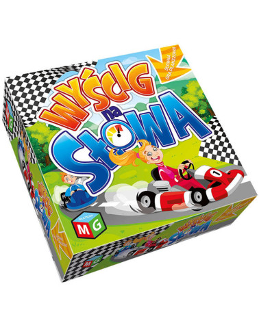 Wyścig na słowa edukacyjna gra planszowa GR0568