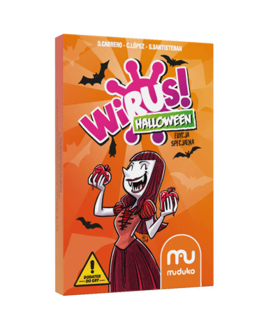 Muduko Gra karciana Wirus HALLOWEEN 15 kart - dodatek do gry GR0527