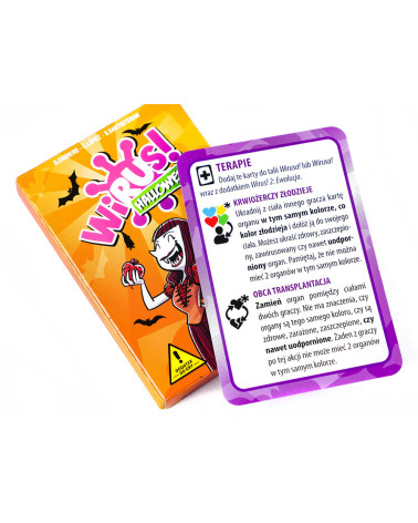 Muduko Gra karciana Wirus HALLOWEEN 15 kart - dodatek do gry GR0527