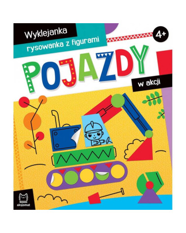 Aksjomat Pojazdy w akcji. Wyklejanka rysowanka 4+ KS0711