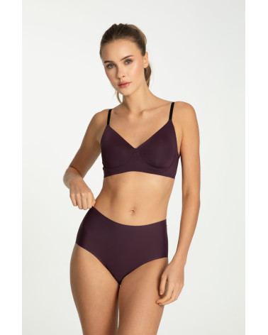 Biustonosz Simple t-shirt Bra Dark Plum