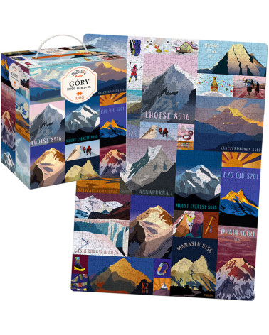 CzuCzu Puzzlove Puzzle Góry 8000 m n.p.m. 1000 elementów ZA5623