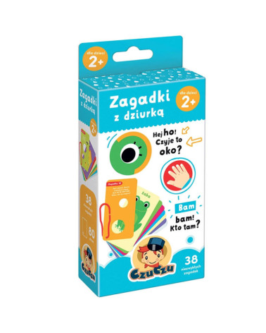 CzuCzu Zagadki z dziurką książeczka 2+ ZA4038