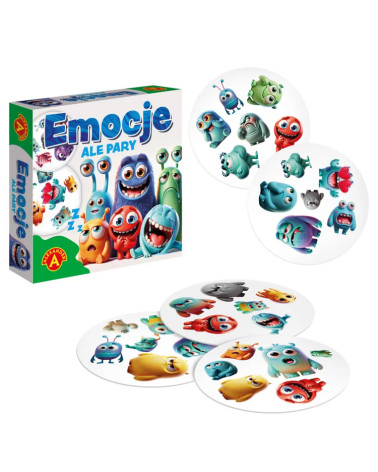 Alexander Gra karciana Ale pary Emocje - okrągłe karty GR0787