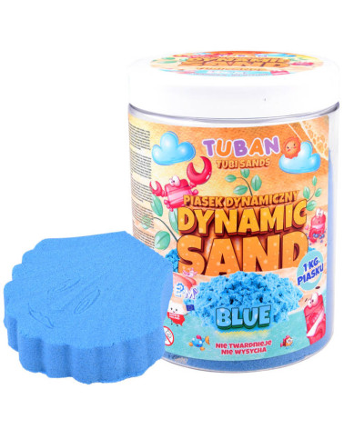 Tuban piasek dynamiczny 1kg niebieski ZA4181