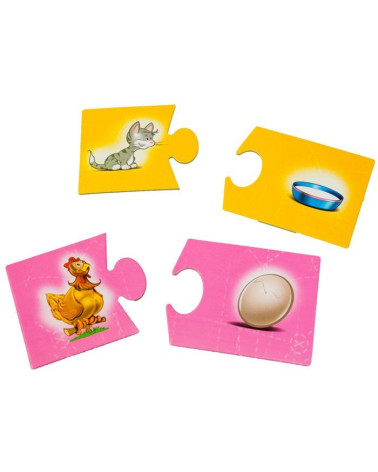 Jawa Gra edukacyjna SPINKI - ZWIERZĘTA puzzle GR0308