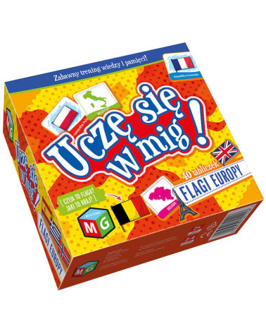 Multigra Flagi Europy - Uczę się w mig gra edukacyjna GR0642
