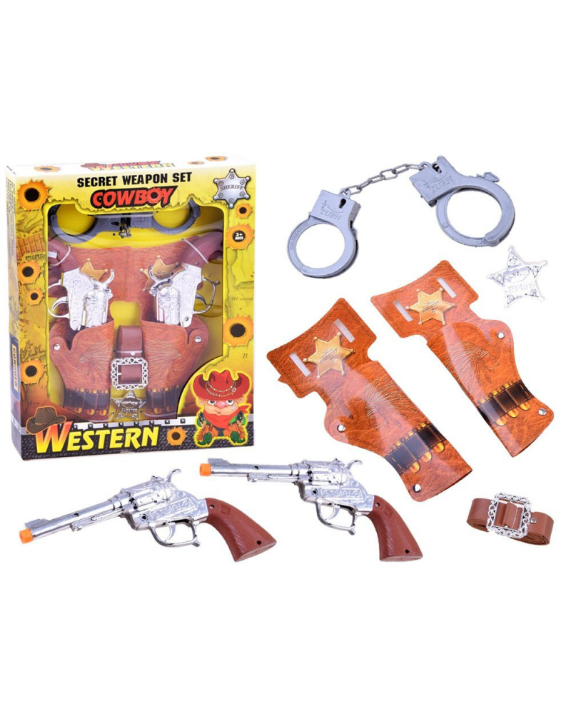 Zestaw kowboja rewolwer  kowbojski pistolet ZA2452