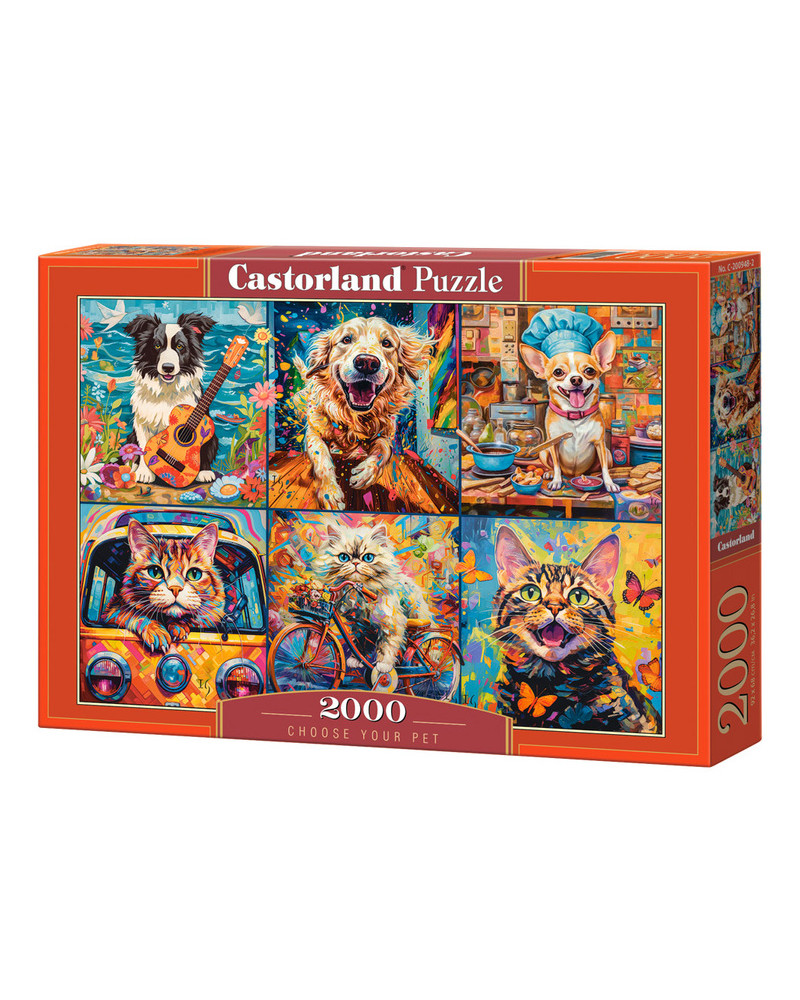 Puzzle 2000 elementów Choose Your Pet