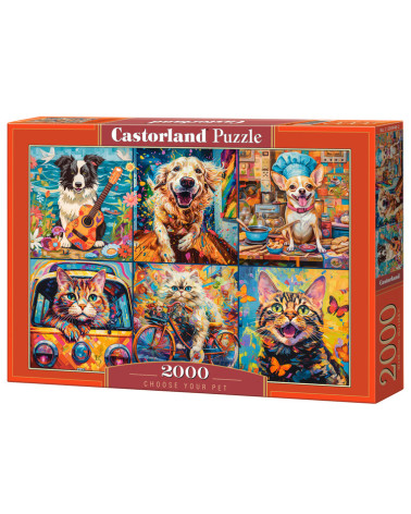 Puzzle 2000 elementów Choose Your Pet