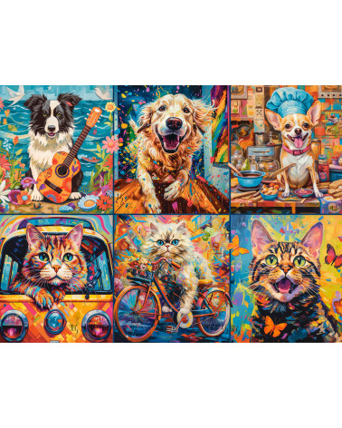Puzzle 2000 elementów Choose Your Pet