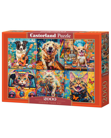 Puzzle 2000 elementów Choose Your Pet