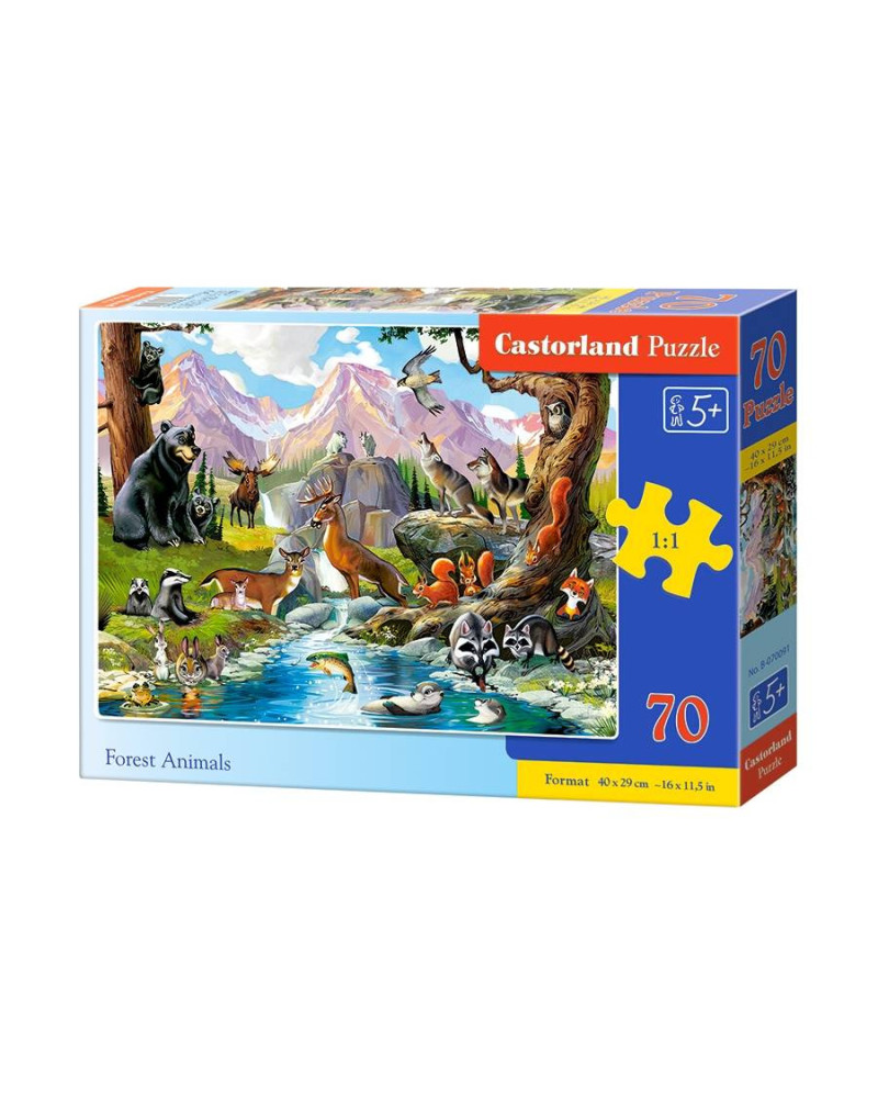 Puzzle 70 el. Forest Animals
