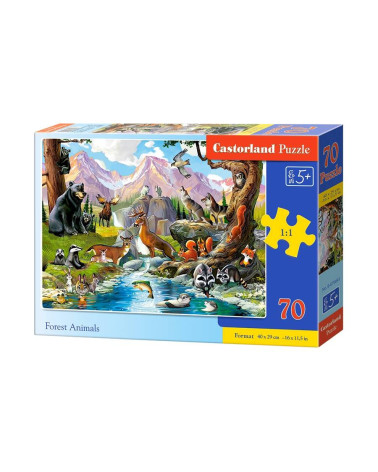 Puzzle 70 el. Forest Animals