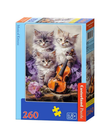 Puzzle 260-elementów Musical Kittens