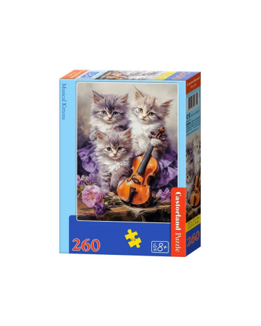 Puzzle 260-elementów Musical Kittens