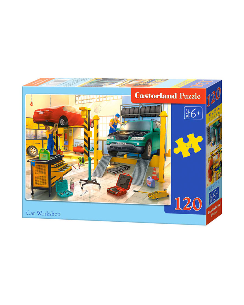 Puzzle 120-elementów Car Workshop