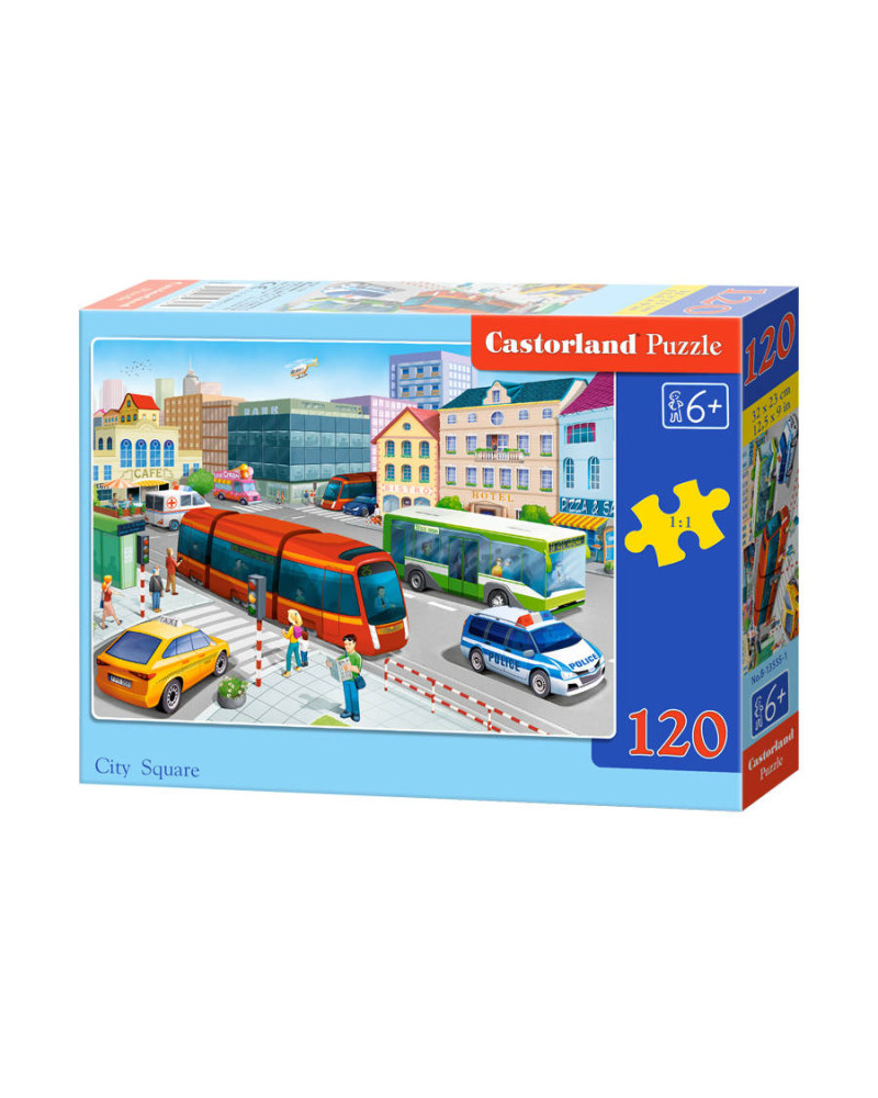 Puzzle 120-elementów City  Square