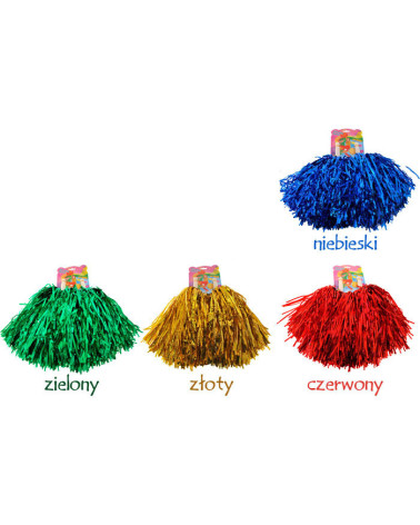 Pompony dla cheerleaderek czirliderki 2szt. ZA1110