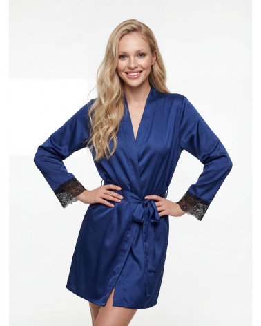 Szlafrok Gina Granatowy