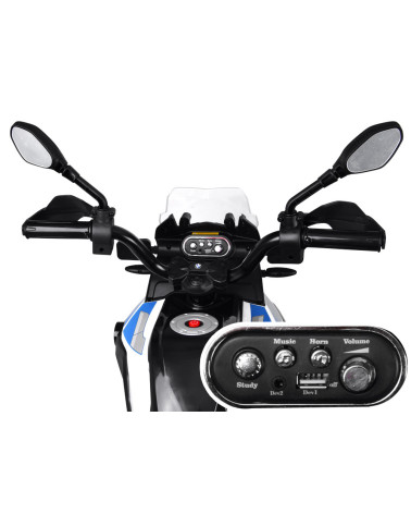 Duży Motor na akumulator BMW Policja kogut PA0282