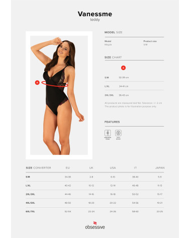 Body Vanessme Czarne