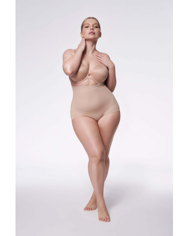 Figi 241 Basic High-Waist Panty Naturalne