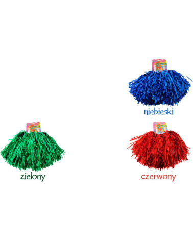 Pompony dla cheerleaderek czirliderki 2szt. ZA1110