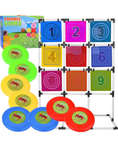 Gra zręcznościowa Rzuć traf do celu celność rzut dyskiem GR0678