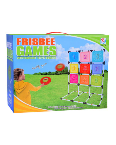 Gra zręcznościowa Rzuć traf do celu celność rzut dyskiem GR0678