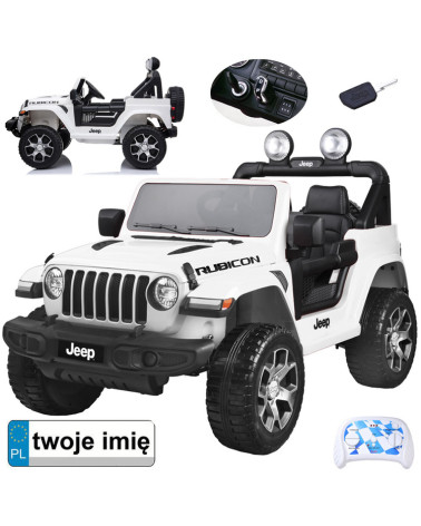 Autko na akumulator Jeep Wrangler Rubicon 4x4 PA0223 BI
