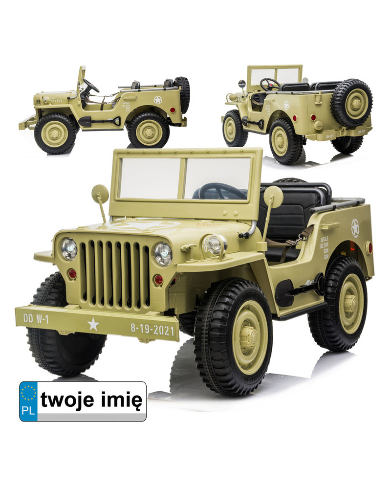 Auto na akumulator 3os J E E P Willys pilot PA0249