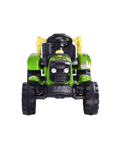 Traktor z przyczepą na akumulator świeci PA0234