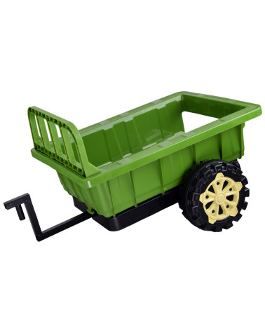 Traktor z przyczepą na akumulator świeci PA0234