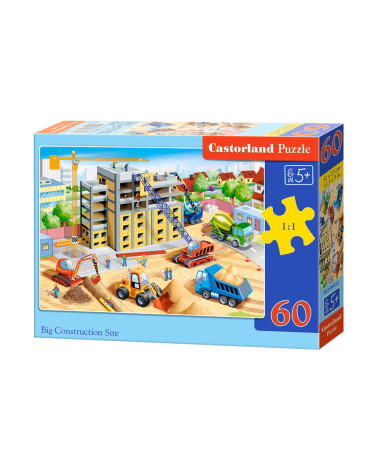 Puzzle 60 el. Big Construction Site