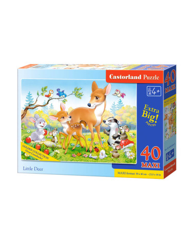 Puzzle 40-elementów MAXI Little Deer