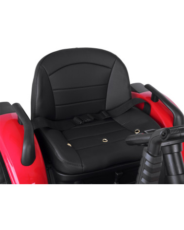 TRAKTOR na akumulator z przyczepą i ruchomym kiprem PA0347