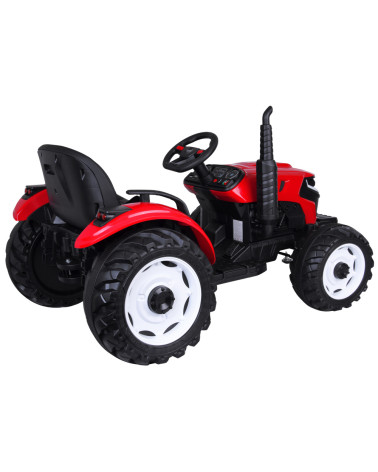 TRAKTOR na akumulator z przyczepą i ruchomym kiprem PA0347